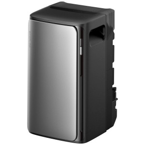 Batteria solare Ecoflow Stream PV Pro nera, design compatto per impianti solari.