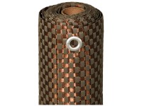 Videx Balkonverkleidung Rattan Mocca-Anthrazit 75 x 300 cm