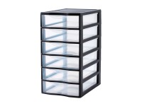 Rotho Schubladentower Orgamix 6 Schübe