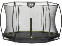 Exit Trampoline enterré Silhouette avec filet de sécurité Noir Ø 305 cm