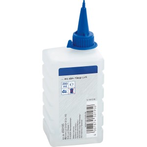 Huile pour machines pneumatiques LUX, flacon de 200 ml, lubrifiant pour outils pneumatiques.