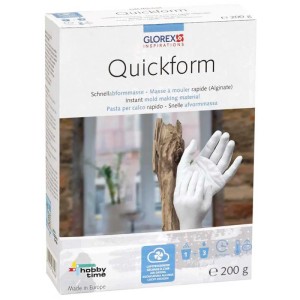 Quickform Pâte à Mouler Rapide, paquet de 500g. Pâte à mouler détaillée pour le modélisme et les projets créatifs.