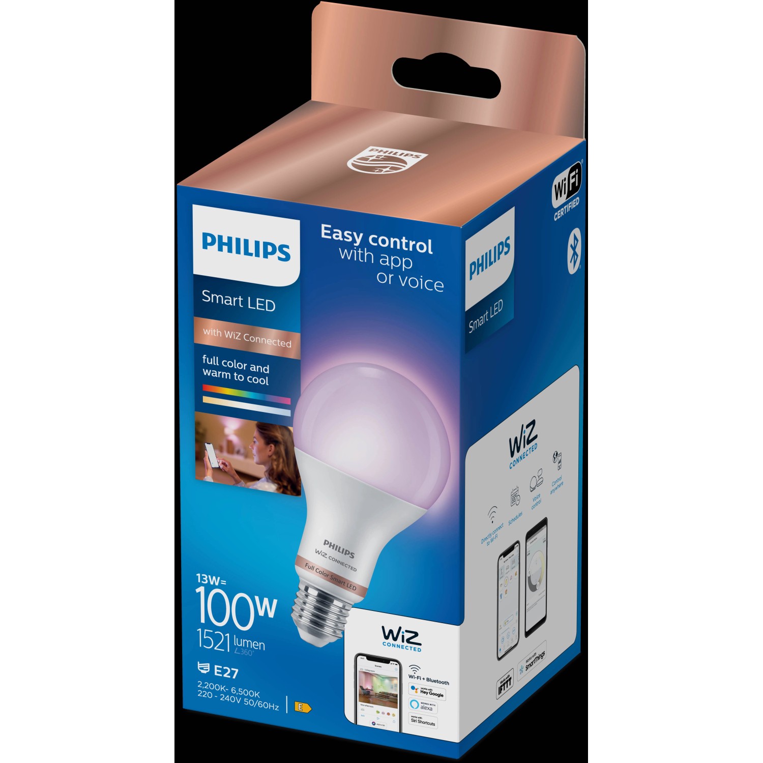 Philips LED smart Standard Tunable White and Color dimm. E27 / 100 W /  1'521 lm
