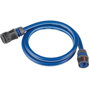 Set tubo di collegamento LUX blu, 1,5 m, con raccordi per irrigazione giardino.