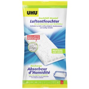 Recharge déshumidificateur UHU, 1 kg, pour réduire l'humidité.