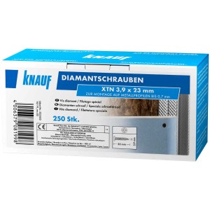 Knauf Diamantschrauben XTN 3.9x23 mm, 250 pz in scatola. Accessorio per cartongesso.