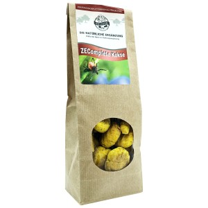 Bellfor Anti-Zecken-Kekse ZEComplete in sacchetto da 200g, alimento supplementare per cani.