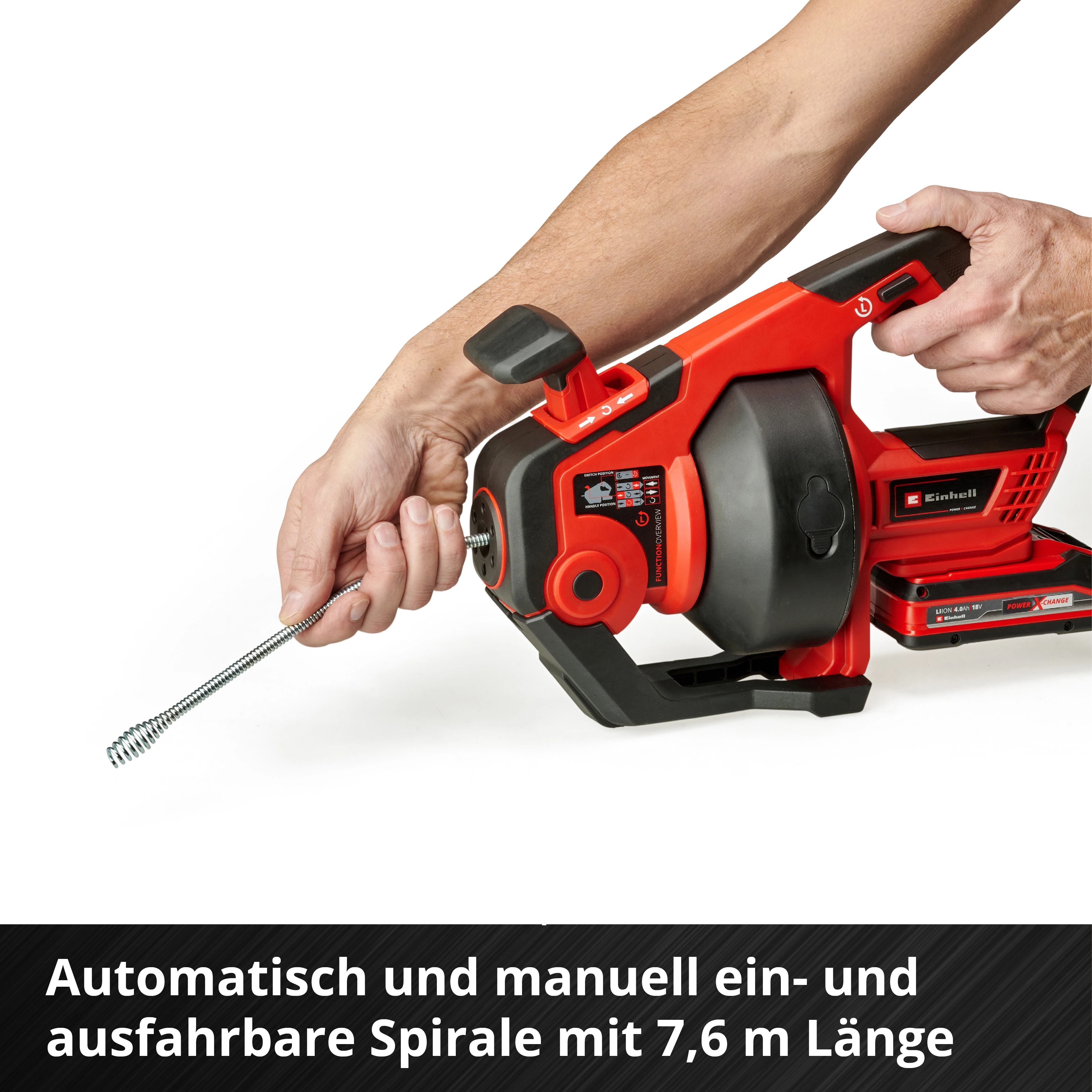 Einhell Power-X-Change Sturatubi a batteria TE-DA 18/760 Li senza