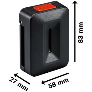 Bosch Professional ProClick Holder per fissare le borse degli attrezzi alla cintura da lavoro.