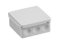 AP-Abzweigdose mit Dichtungsmembranen IP65 Grau (HxBxT) 80 x 80 x 45 mm AP-Abzweigdose mit Dichtungsmembranen IP65 Grau (HxBxT) 80 x 80 x 45 mm