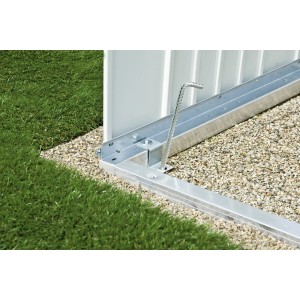 Cadre de sol Biohort pour abri de jardin Neo 2A/1B avec ancrage au sol pour un montage sûr.