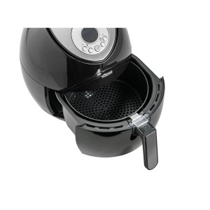 Koenig Friggitrice ad aria Quick&Pure 1 Mini nera con cestello estraibile.