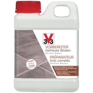 Farbloser Reno Perfektion Aufbereiter für Böden, 1 Liter Flasche.