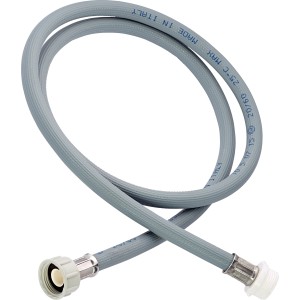 Tuyau de rallonge gris de 1,5 m pour lave-linge/lave-vaisselle.