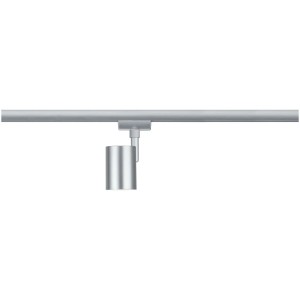 Spot LED Paulmann Urail Limba, chrome mat, sur système de rail. Lumière blanche chaude pour éclairage personnalisé.