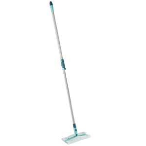 Leifheit Clean & Away Click scopa per pavimenti per la pulizia a secco con 5 panni antipolvere.