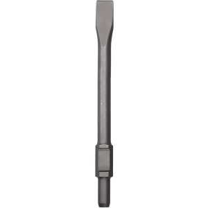 Scalpello piatto Einhell 40x410 mm per martello perforatore con attacco esagonale, adatto per lavori di demolizione.