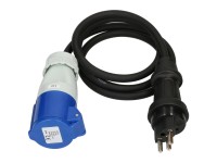 Adapterkabel CEE H07RN-F3G1.5 Schwarz Länge 1,5 m Adapterkabel CEE H07RN-F3G1.5 Schwarz Länge 1,5 m