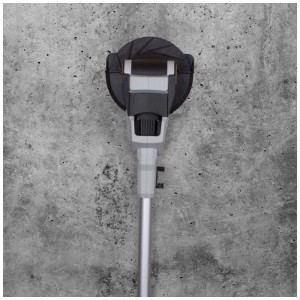 Supporto a parete Batavia per spazzola di pulizia Twin Brush, plastica, nero.