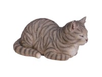 Vivid Arts Katze träumend Grau getigert (HxBxT) 17 x 34,5 x 19,3 cm