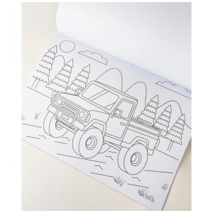 I Am Creative bloc de coloriage A3 avec motif de camion.