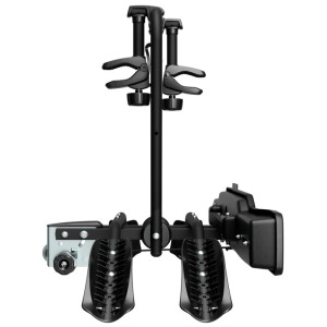 Porte-vélos d'attelage Fischer SmartLine, noir, adapté pour 2 vélos et vélos électriques.
