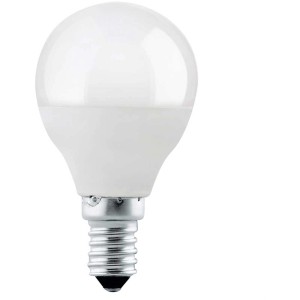 Eglo E14 LED-Leuchtmittel, P45, 4,9W, 4000K, neutralweißes Licht.