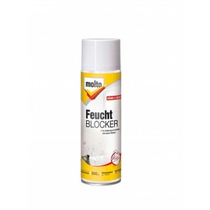 Molto Feucht-Blocker Spray, 500ml, matt weiß, zur Isolierung feuchter Wände.