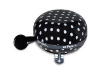 Basil Big Bell Fahrradglocke Schwarz mit weissen Punkten Ø 80 mm Basil Big Bell Fahrradglocke Schwarz mit weissen Punkten Ø 80 mm
