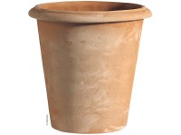 Deroma Pflanztopf Siena Conico Galestro-Ton Weiss Ø 37,5 cm