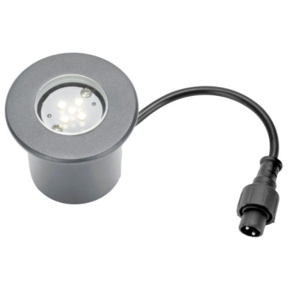 Schönenberger Bodeneinbauspot 24V LED Anthrazit Rund Ø 6 cm / 110 lm