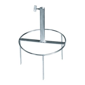 Support de parasol à pointe Doppler Universal en métal avec vis de blocage.