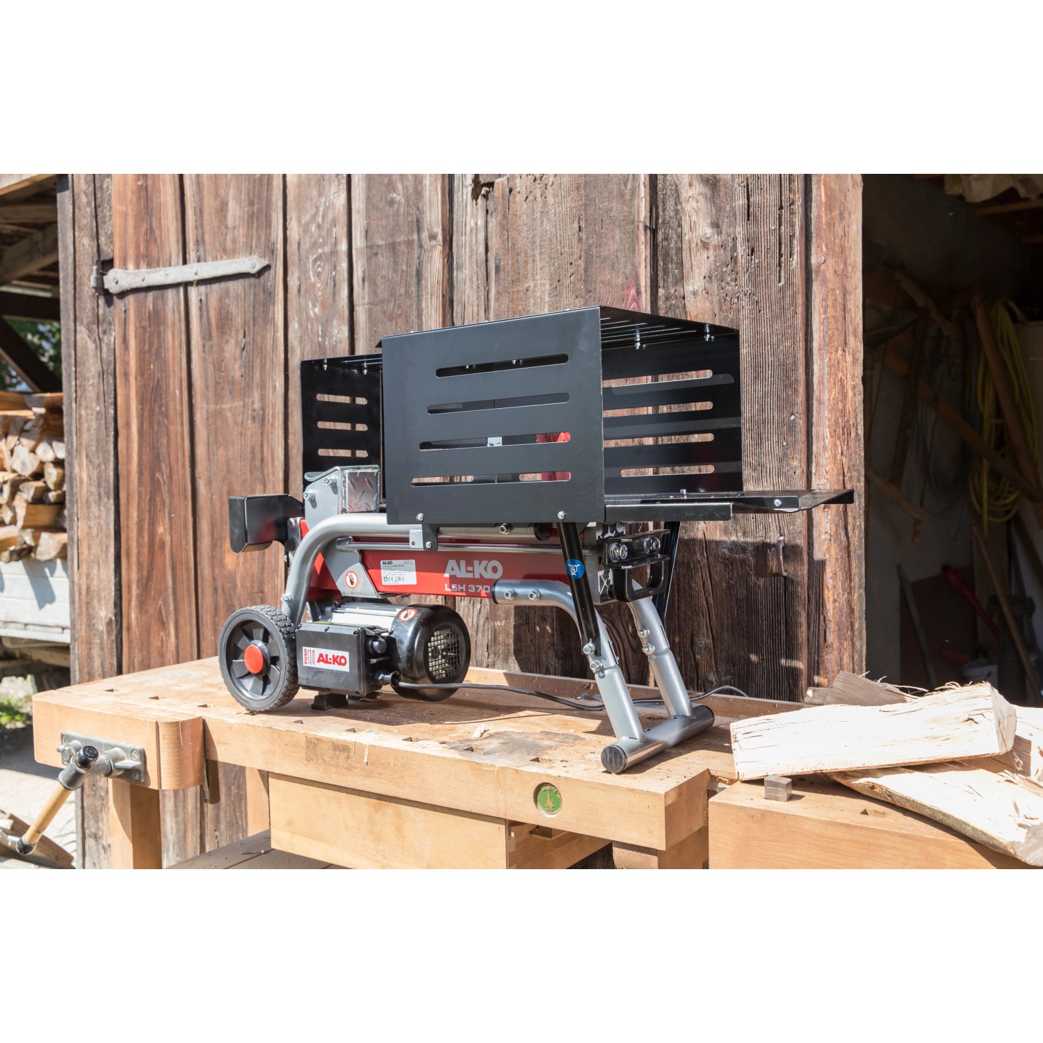 ALKO Holzspalter LSH 370/4 RotSchwarz kaufen bei OBI