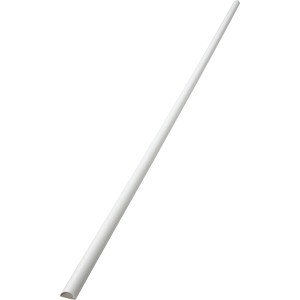 Goulotte de câble D-Line blanche, 16x8 mm, 2 m de long, pour une gestion discrète des câbles.