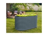 Vitavia Hochbeet Vita 858 oval Grau (HxBxT) 86 x 82,1 x 162,1 cm Vitavia Hochbeet Vita 858 oval Grau (HxBxT) 86 x 82,1 x 162,1 cm