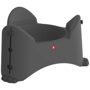 Gamelle réglable Rotho Sammy anthracite, 1,02 l, pour chiens et autres animaux de compagnie.