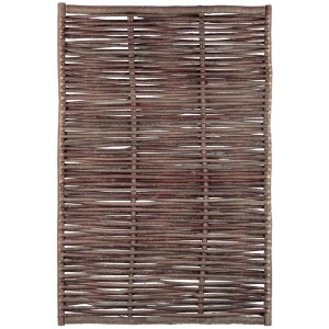 Paravento Wellington naturale in nocciolo, 180x120 cm, per il giardino.
