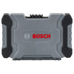 Set Bosch di punte per trapano e avvitatore chiuso, 35 pezzi, in custodia grigia.