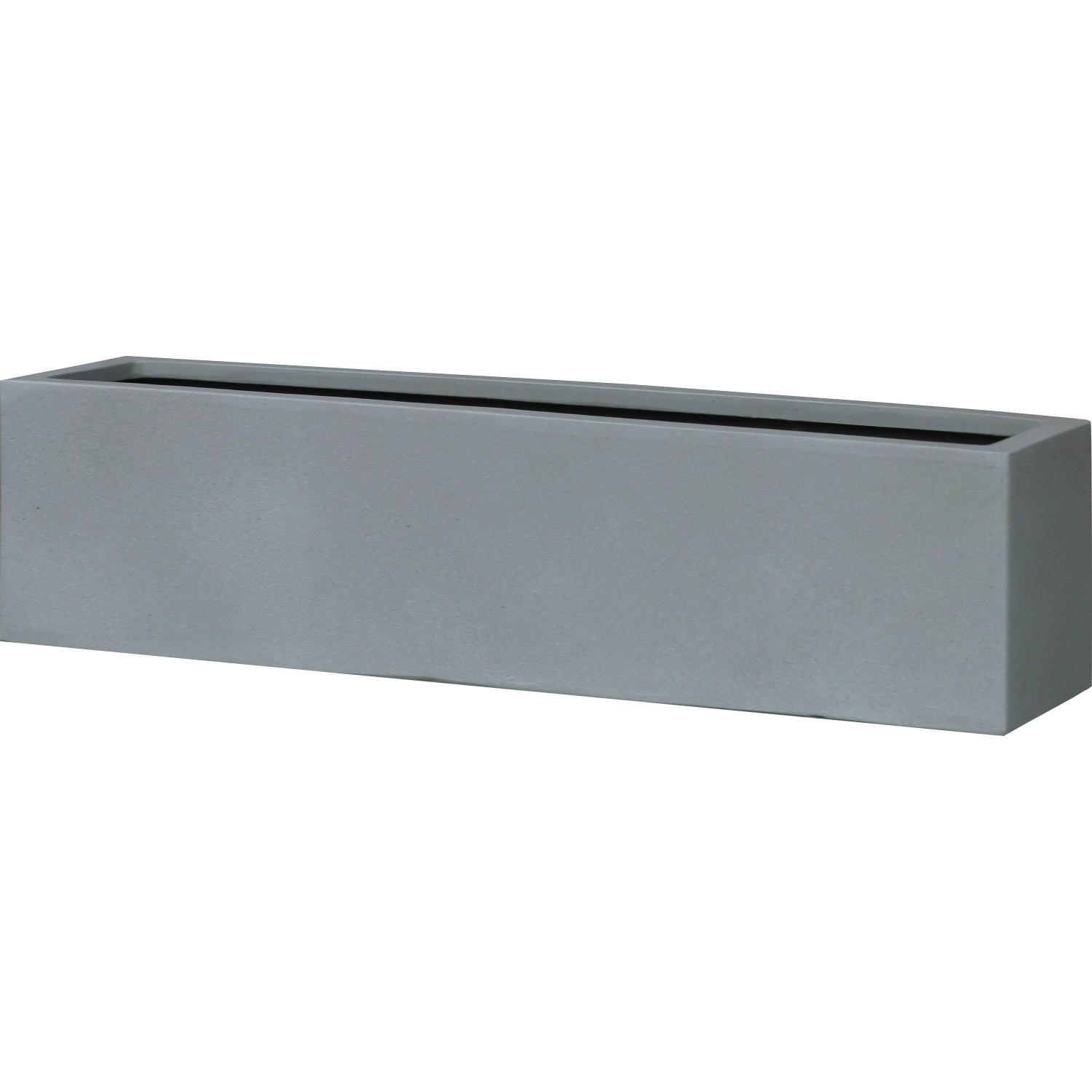 Pflanzkasten ohne loch fiberstone hellgrau hxbxt 15 x 80 x 20 cm