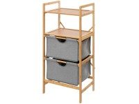 Standregal Bahari mit 2 Körben Bambus