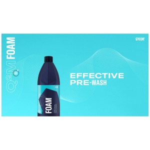 Gyeon Q²M Foam mousse de prélavage, flacon de 1000ml pour l'entretien auto.