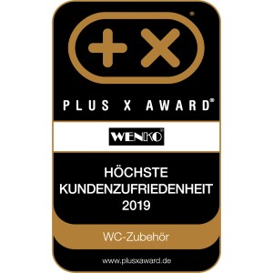 Set WC Wenko Vico: premio "Massima soddisfazione del cliente 2019" per accessori WC.