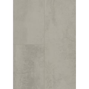 Sol design Egger Aquadura+ Chromix Argent, sol vinyle aspect pierre, gris froid.