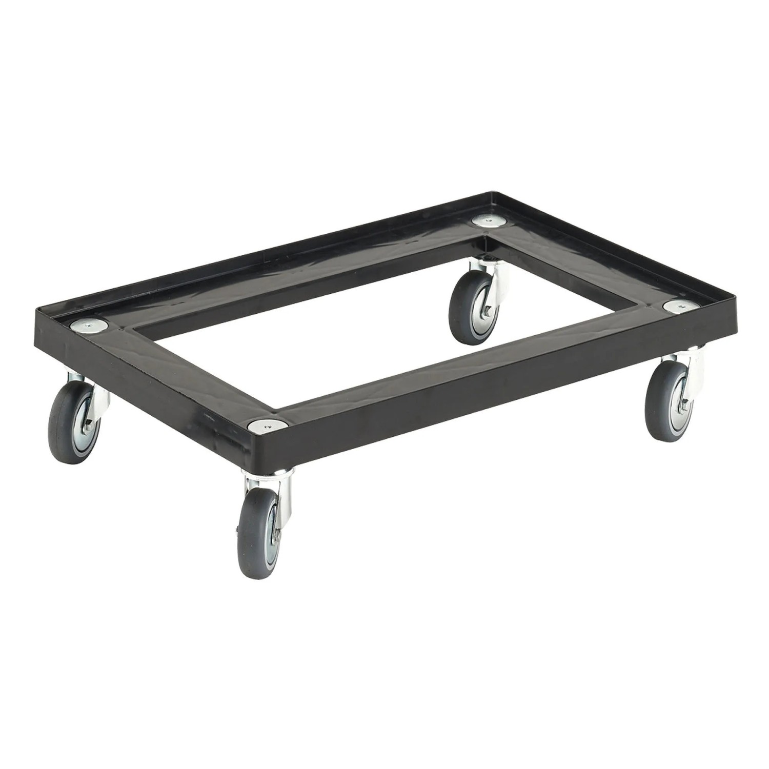 HEMMDAL Transportwagen Faltbar – 150 Kg Tragkraft, 95x42 Cm Schaufel, Teleskopgriff, Klappbar, Schwarz