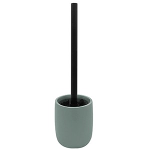 Spirella WC-Garnitur Zac Polyresin matt Grün Ø 9,7 x 37,4 cm