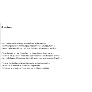 Instructions d'utilisation et d'élimination de l'engrais NPK Westland GreenLawn.