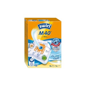Confezione di sacchetti per aspirapolvere Swirl M40/54 con filtro MicroPor, adatti per aspirapolvere, filtrano la polvere fine.