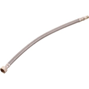 Tuyau de raccordement flexible pour robinet, longueur 350 mm, pour le raccordement d'eau dans la cuisine et la salle de bain.