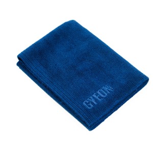 Blaues Gyeon Mikrofasertuch Q²M BaldWipe EVO 40x40 cm für Autopflege.