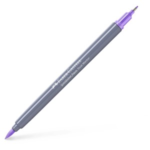 Faber-Castell Goldfaber Aqua Dual Marker Violetto Chiaro, penna con punta a pennello e fineliner.